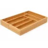 Wkład do szuflady na sztućce bambusowy rozsuwany 45x32-45cm